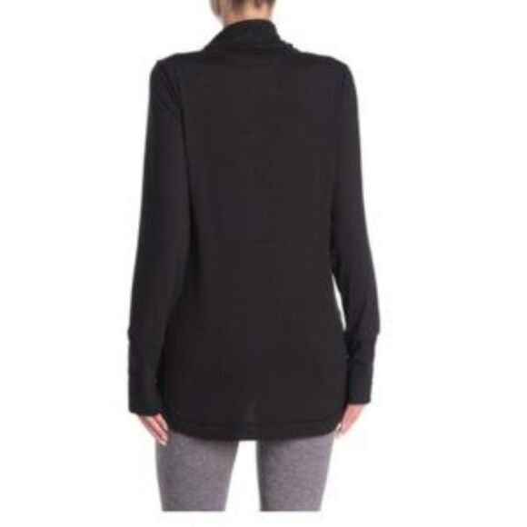 X by Gottex Black Funnel Neck Pullover Jacket - Picture 2 of 8